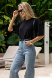 Jos Black Relaxed Fit T-Shirt