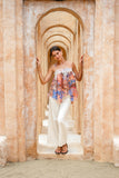 Savanna Soul Blue Cami Top