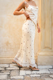 Poise Polka Dot Midi Skirt