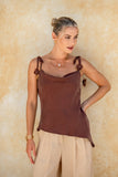 Levina Brown Cami Top