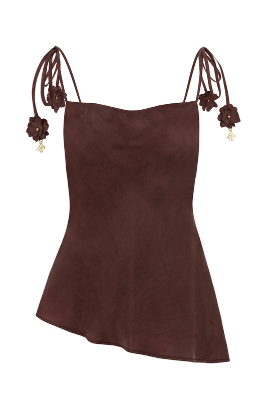 Levina Brown Cami Top