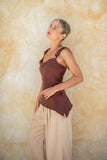 Levina Brown Cami Top