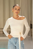 Jayn Beige Asymmetric Top