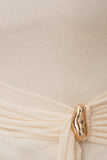 Jayn Beige Asymmetric Top