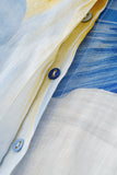 Hibiscus Blue Floral Shirt