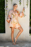 Wanderers Pink Floral Blouse