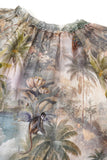 Paradise Green Tropical Blouse