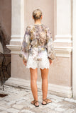 Paradise Green Tropical Shorts
