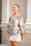 Paradise Green Tropical Blouse