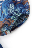 Wild Blue Tropical Blouse