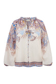Bondi Blue Boho Blouse