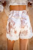 Earth Paisley Brown Shorts