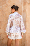 Earth Paisley Brown Shorts