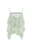 Meline Green Cami Top