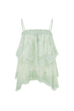 Meline Green Cami Top