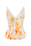Peach Orchards Orange Cami Top