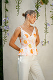 Peach Orchards Orange Cami Top