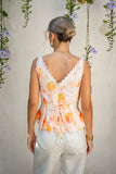Peach Orchards Orange Cami Top