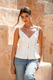 Felicia White Cami Top