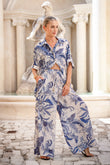 Botanica Blue Tropical Pants