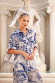 Botanica Blue Tropical Shirt