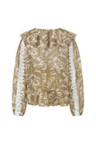 Suze Beige Paisley Blouse