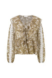 Suze Beige Paisley Blouse