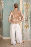Suze Beige Paisley Blouse