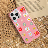 Citrin Pink Fruity iPhone Case