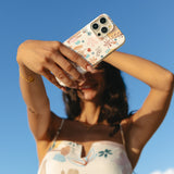 Nyra White Abstract iPhone Case