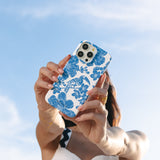 Tatiana Blue Floral iPhone Case