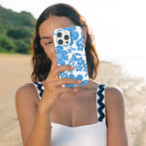 Tatiana Blue Floral iPhone Case