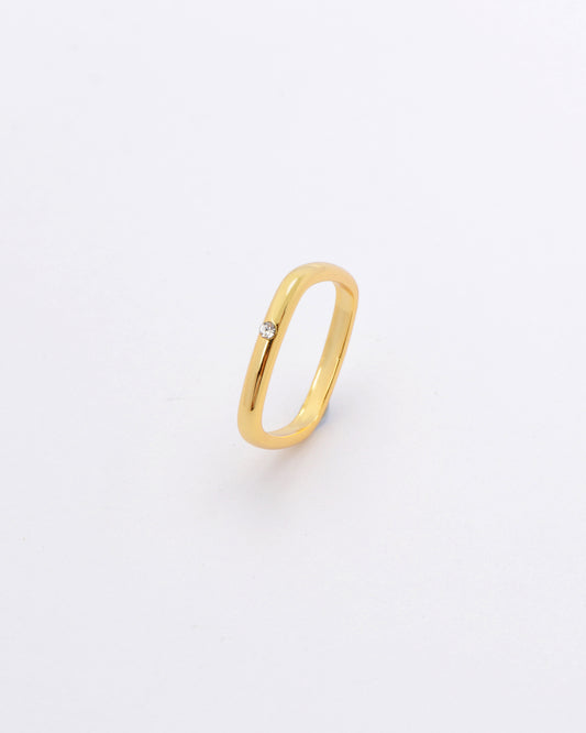 Quad Gold Square Ring