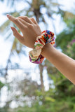 Tarot Multicolour Abstract Scrunchie Hair Tie