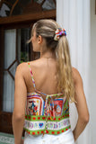 Tarot Multicolour Abstract Scrunchie Hair Tie