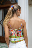Tarot Multicolour Abstract Scrunchie Hair Tie