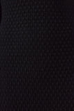 Fia Black Asymmetric Bodycon Maxi Dress