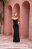Reagan Black Maxi Dress
