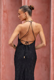 Reagan Black Maxi Dress