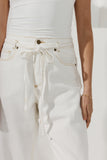 Sawyer Off White Denim Jeans