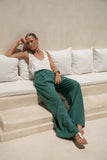 Maggie Forest Green Wide Leg Pants