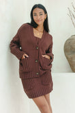 Alice Brown Knit Cardigan