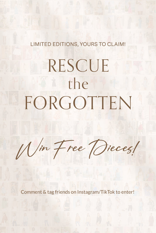 RESCUE THE FORGOTTEN DESIGNS & Win FREE Pieces