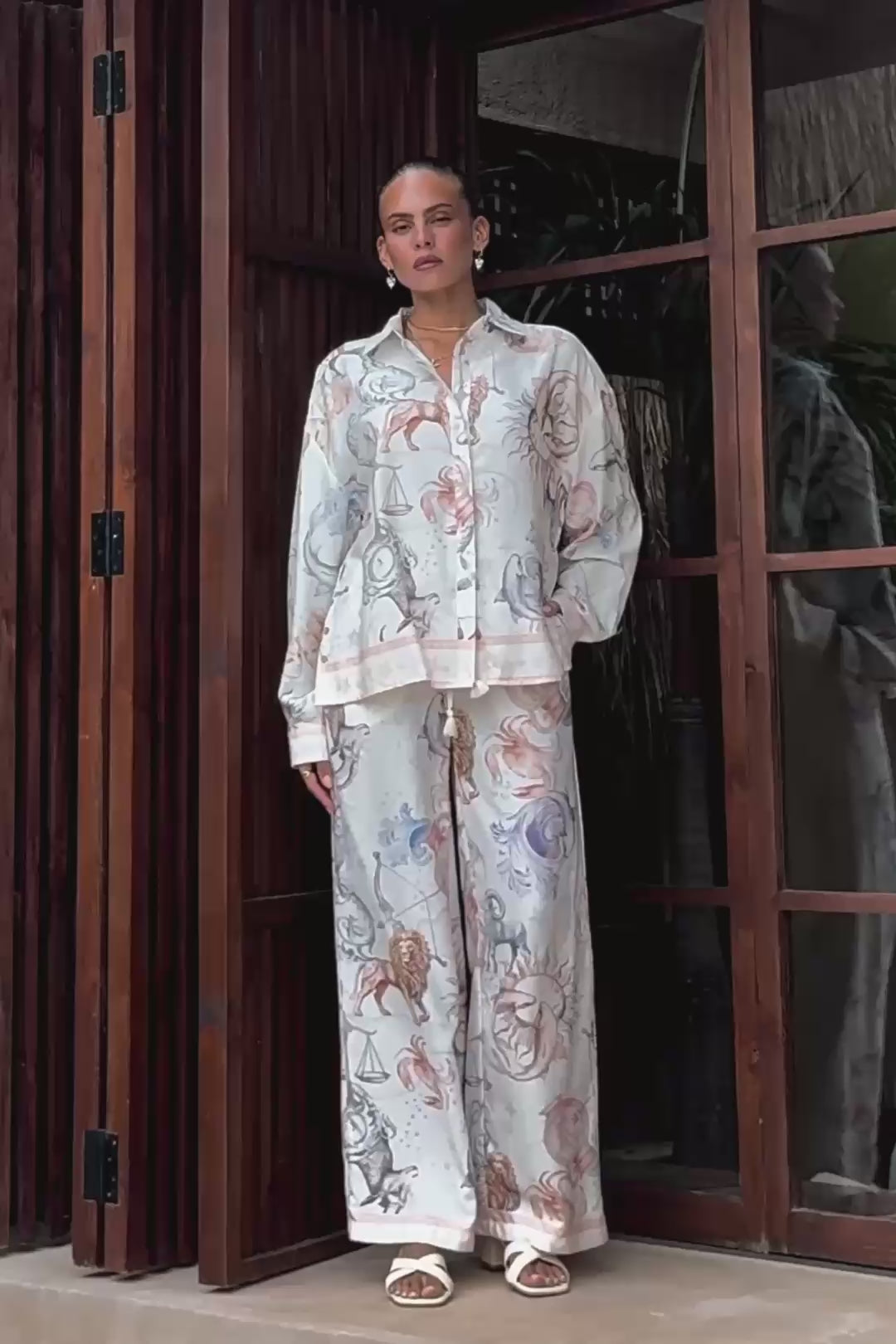 Zodiac Multicolour Abstract Long Sleeve Shirt