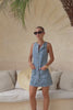 Priscilla Blue Denim Mini Dress