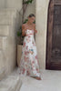 Seraya Multicolour Floral Tie Back Maxi Dress
