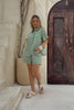 Sera Green Contrast Stitch Shirt