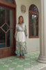 Ciela Green Tropical Long Sleeve Wrap Maxi Dress