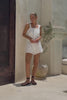 Tovi White Lace Trim Playsuit