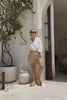 Sora Camel Tailored Shorts